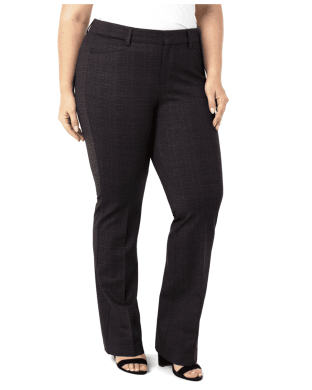 Harper Glen Plaid Ponte Trousers at Nordstrom